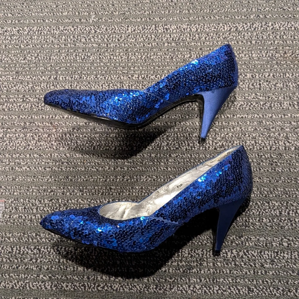 Vintage Ann Marino sequined shoes